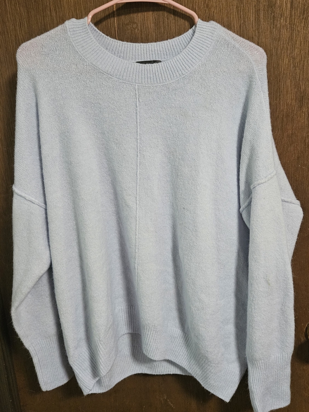 Vince Camuto Pale Blue Crewneck Sweater